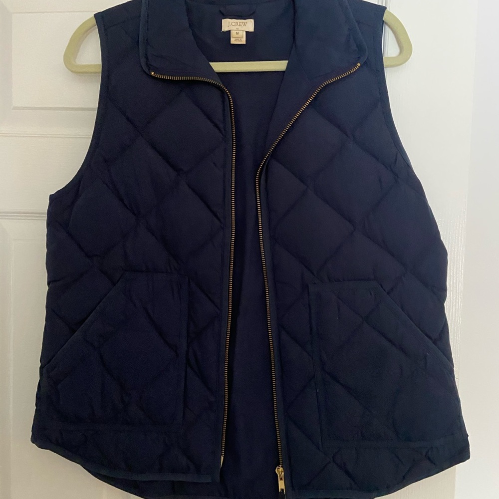 Great condition J. Crew Navy blue vest